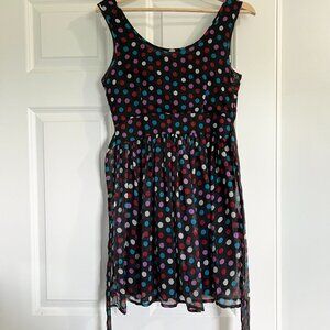 dELiA*s | Retro Polkadot Babydoll Mini Party Dress | Size: S